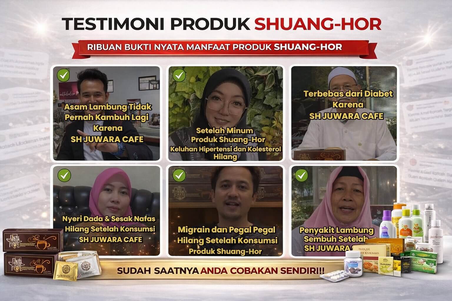 Testimoni Produk Shuang Hor di Papua